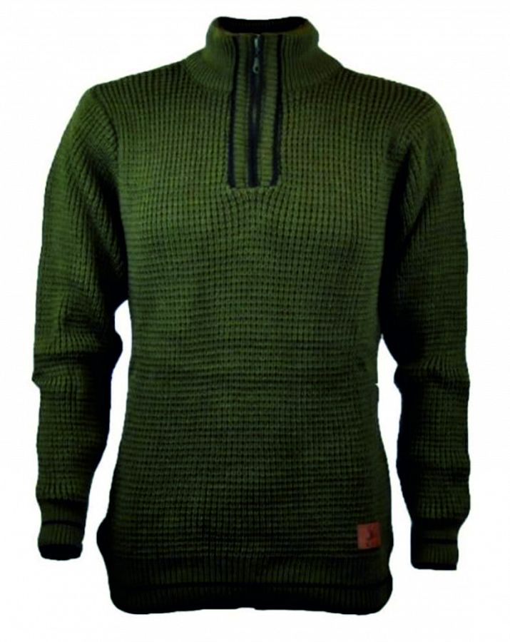 Svetr CIT pánský se zipem černý proužek vel. XXL - Obrázek Svetr CIT pánský se zipem černý proužek vel. XXL - Obrázek